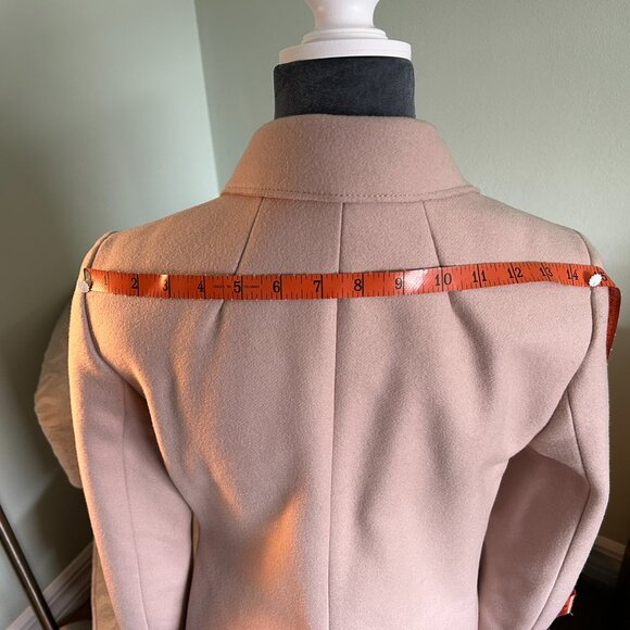 Banana Republic Melton Wool Wrap Coat | Dusty Pink | Small - Picture 6 of 12